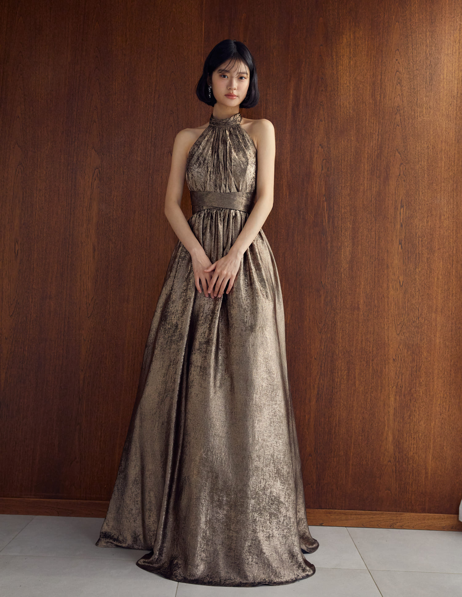 花嫁の母にもぴったりなマーメイドラインドレス